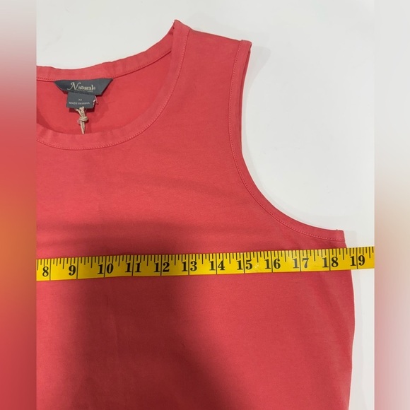 Natural Reflections Tank Sleeveless Dress Women's Size M Orange NWT - Picture 9 of 11